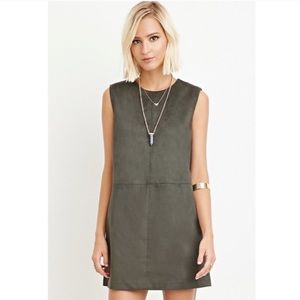 Forever 21 suede dress